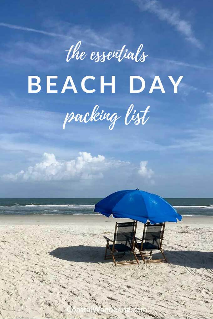 Essential Beach Gear for a Day at the Beach Beach chairs and umbrella | Beach day packing list | the essentials