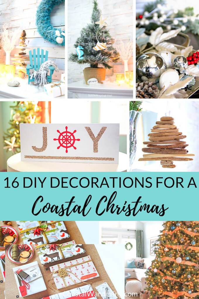 16 DIY Christmas Decorations for a Coastal Christmas