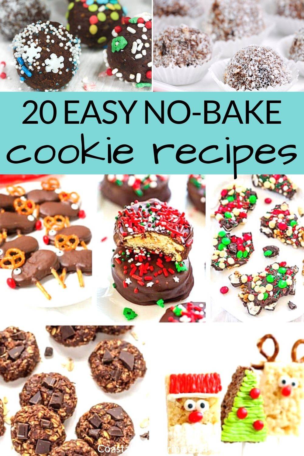 20 Easy No-Bake Christmas Cookies To Make Now