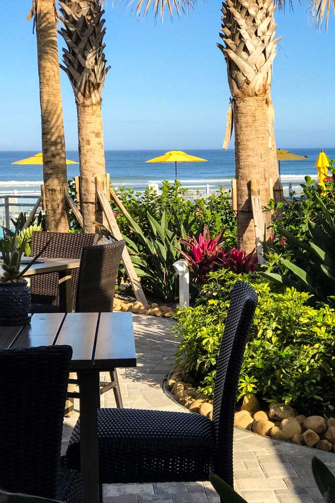 Beach side restaurant in Daytona Beach, Florida.