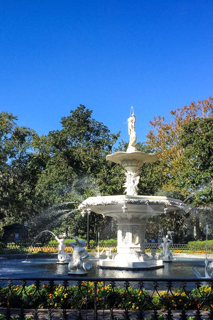 Forsyth Park Fountian in Savannah