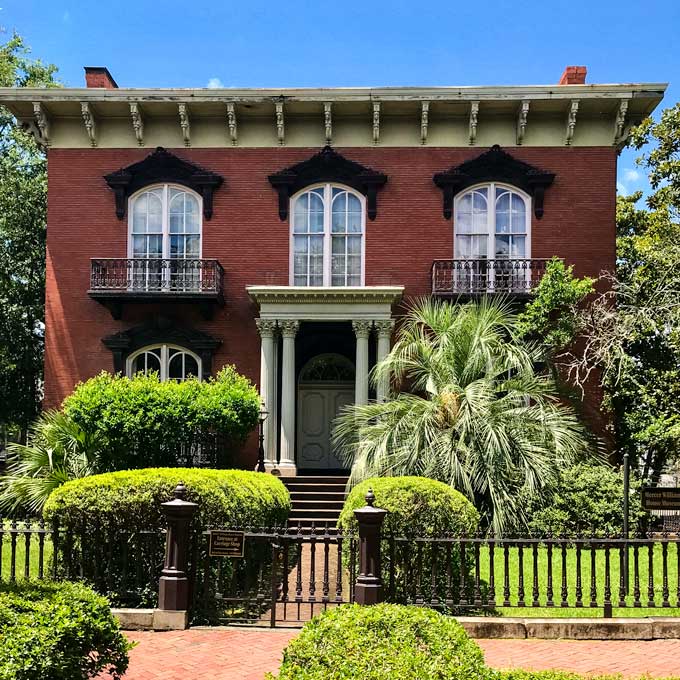 The Mercer Williams House in Savannah, Georgia