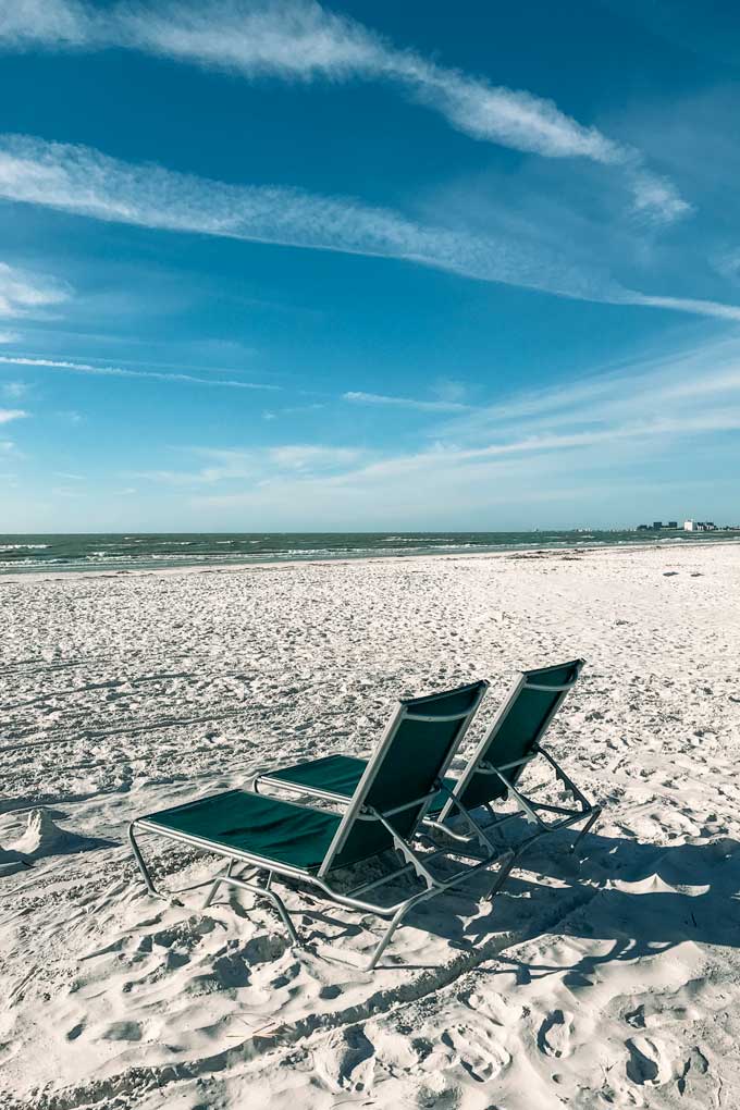 St Petersburg Florida St Pete Beach Chairs - Coastal Wandering