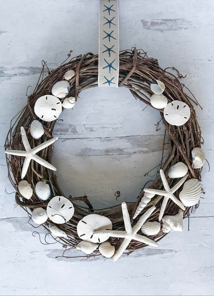 Seashell wreath