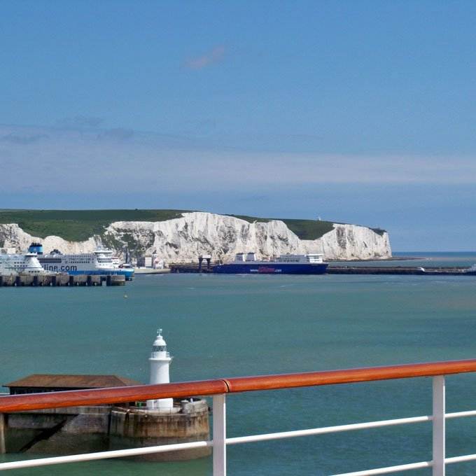 European cruise sailing out of Dover - Coastal Wandering