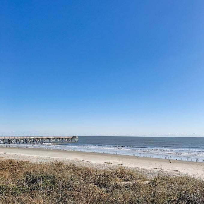 Isle of Palms beach pier near Charleston South Carolina - Coastal Wandering