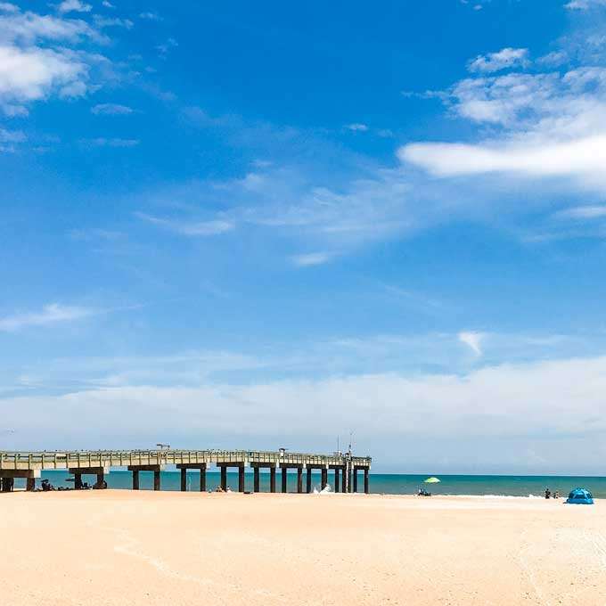 Pier at St Augustine Beach, Florida - Coastal Wandering