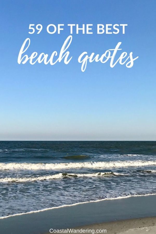 59 Beach Quotes to Brighten Your Day - Coastal Wandering