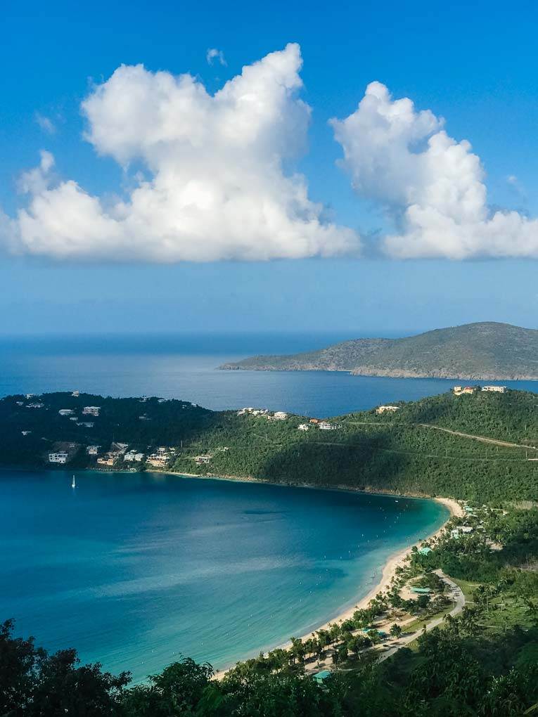 Views of the Virgin Islands from St. Thomas