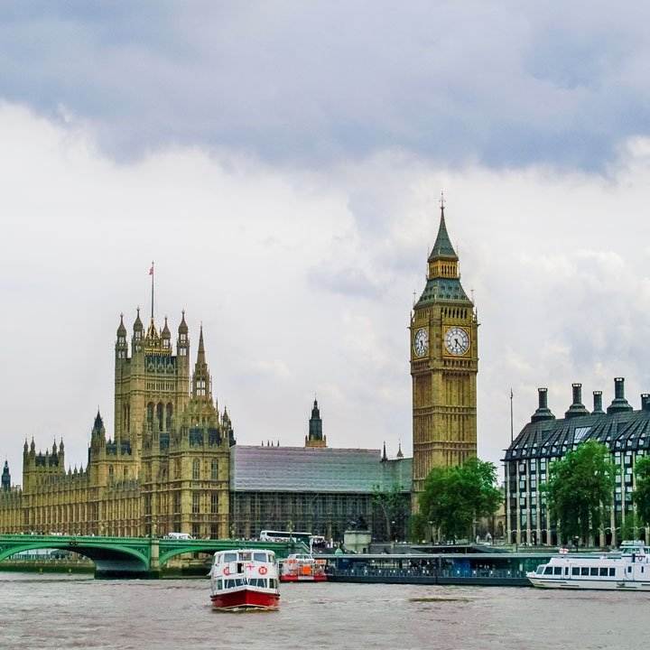 Big Ben and Parliament in London, England