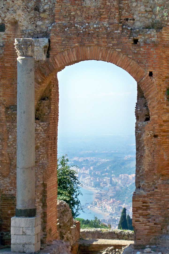 Ruins in Taormina, Sicily
