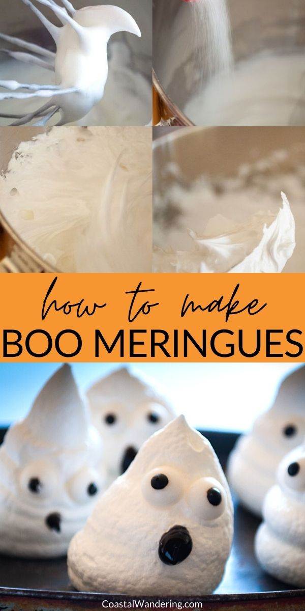 How To Make Boo Meringues For Halloween