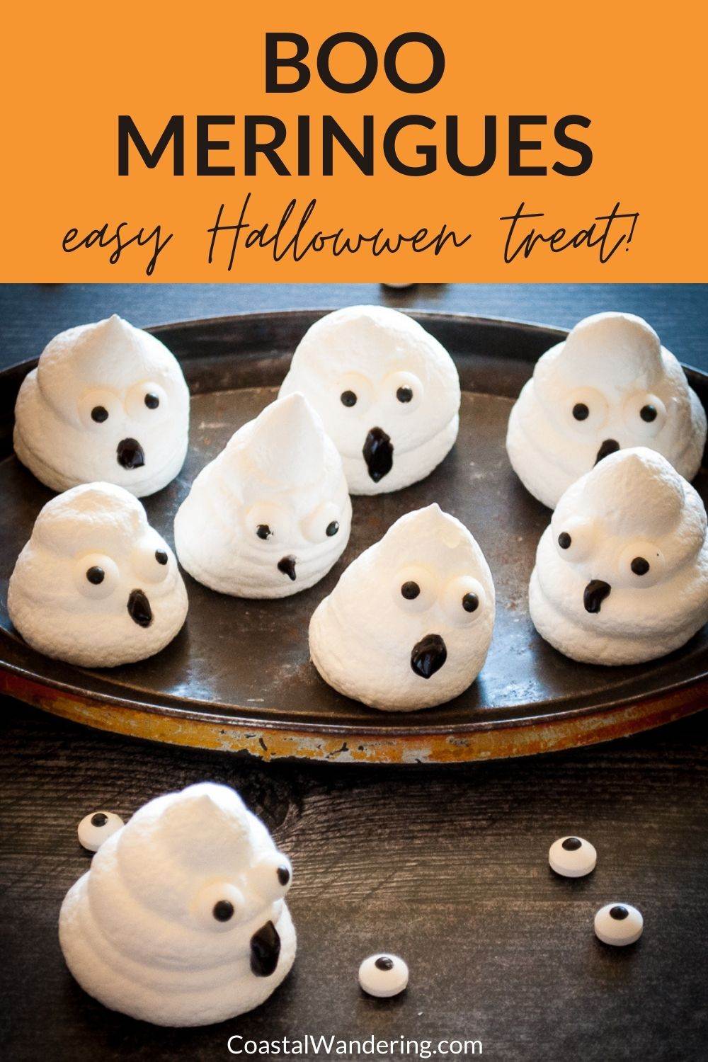 How To Make Boo Meringues For Halloween