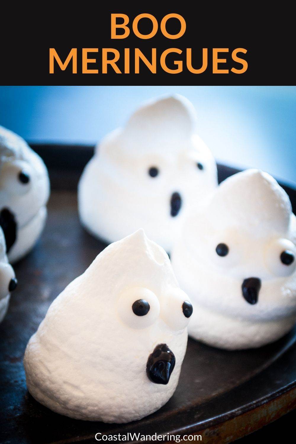 How To Make Boo Meringues For Halloween