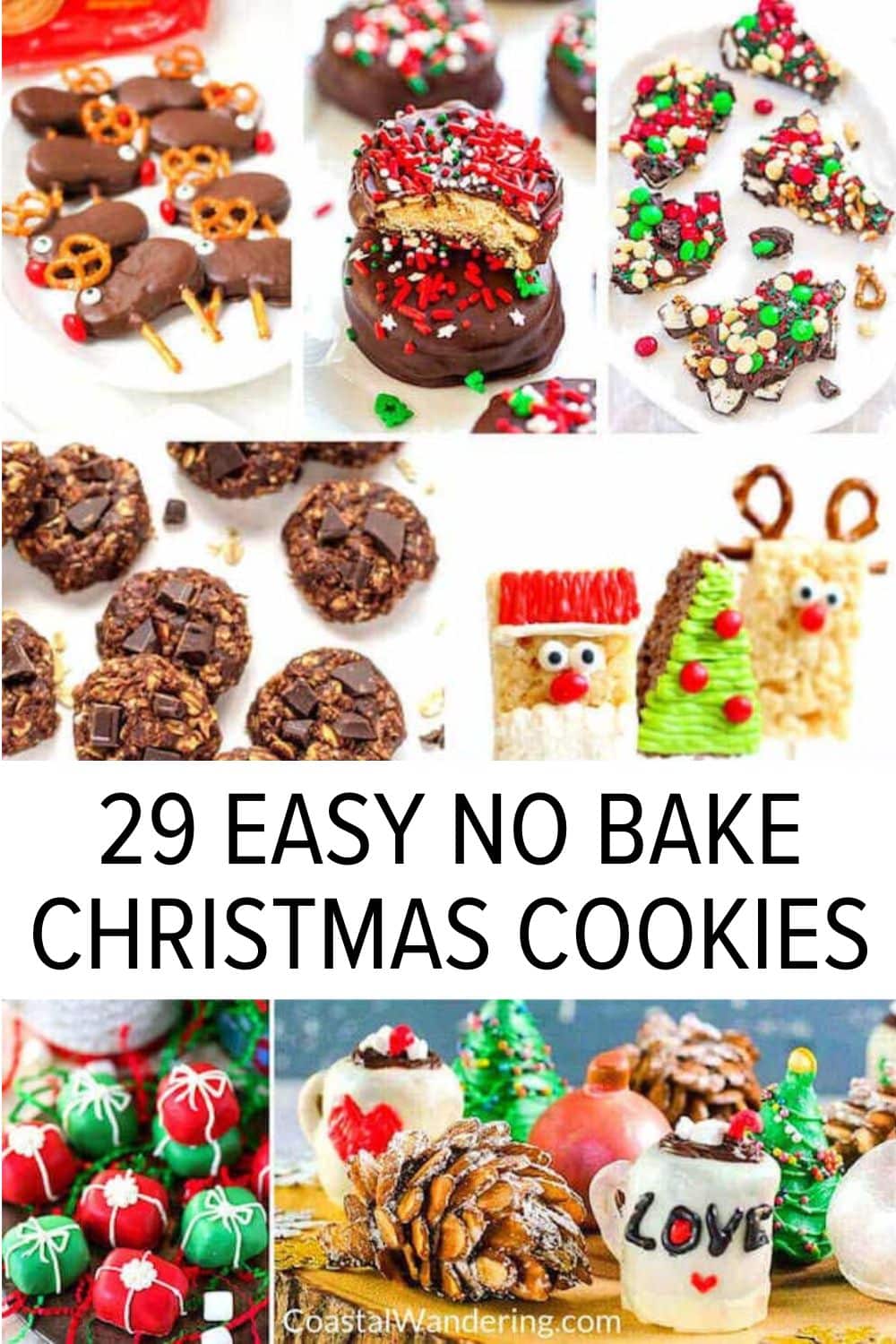 29 easy no bake Christmas cookies