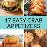 Easy crab appetizers including crabcakes and wontons.