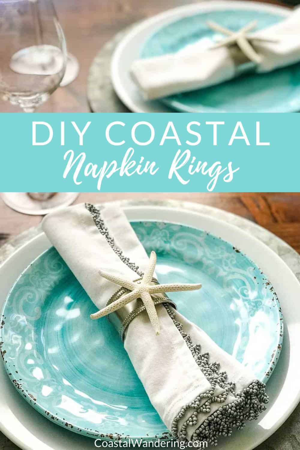 DIY Coastal Napkin Rings
