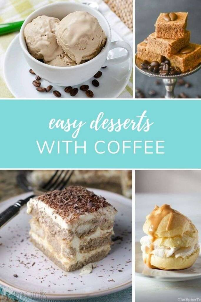 Easy desserts with coffee