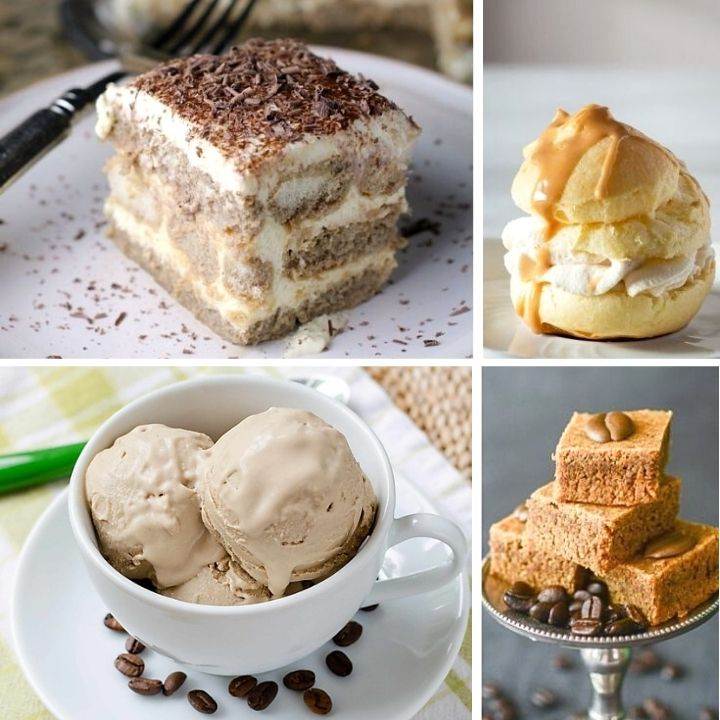 Coffee desserts