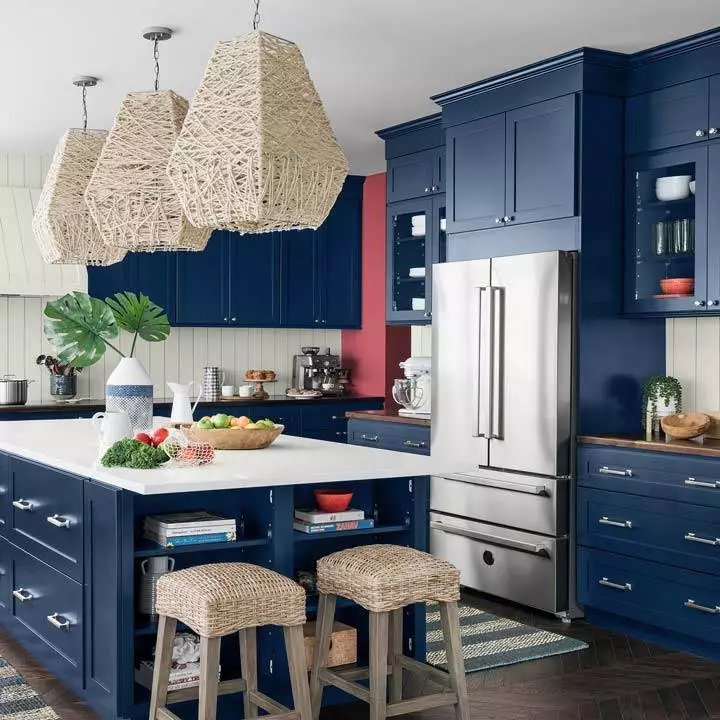 Newport Dream Home coastal kitchen
