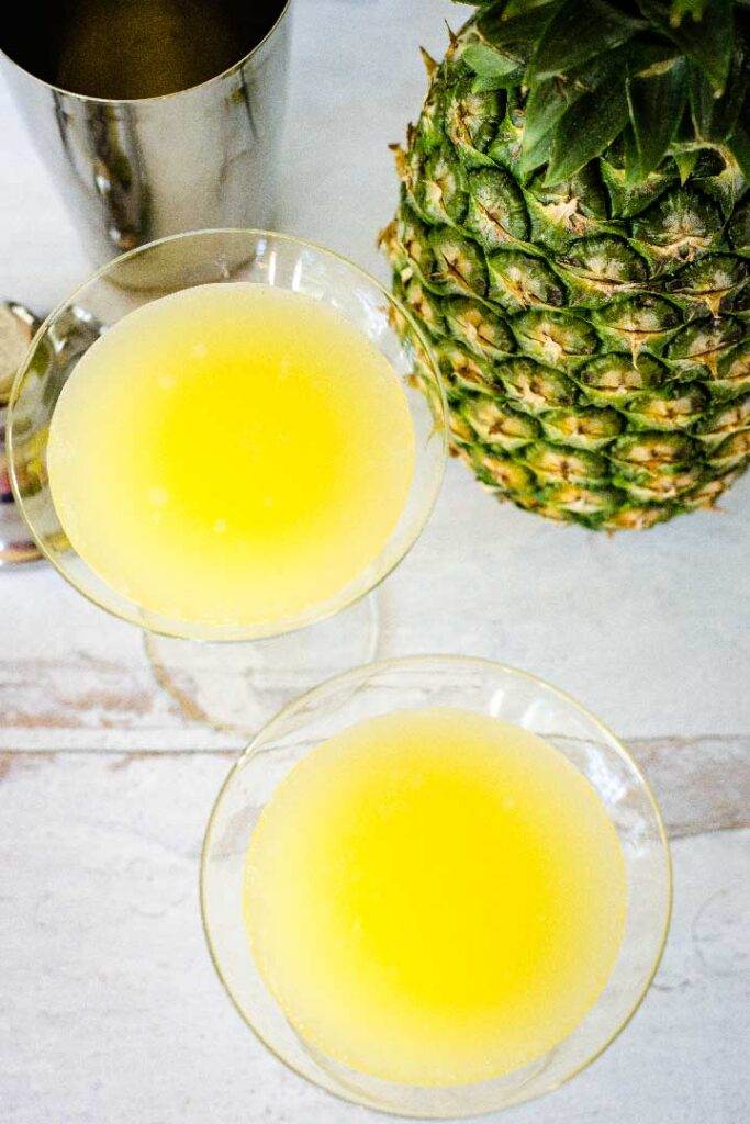 Easy Pineapple Martini To Take You Back To The Islands - Coastal Wandering