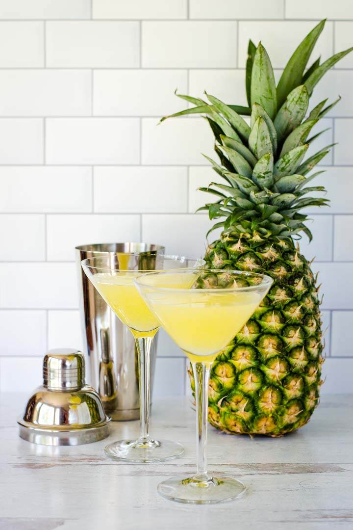 Easy Pineapple Martini To Take You Back To The Islands - Coastal Wandering