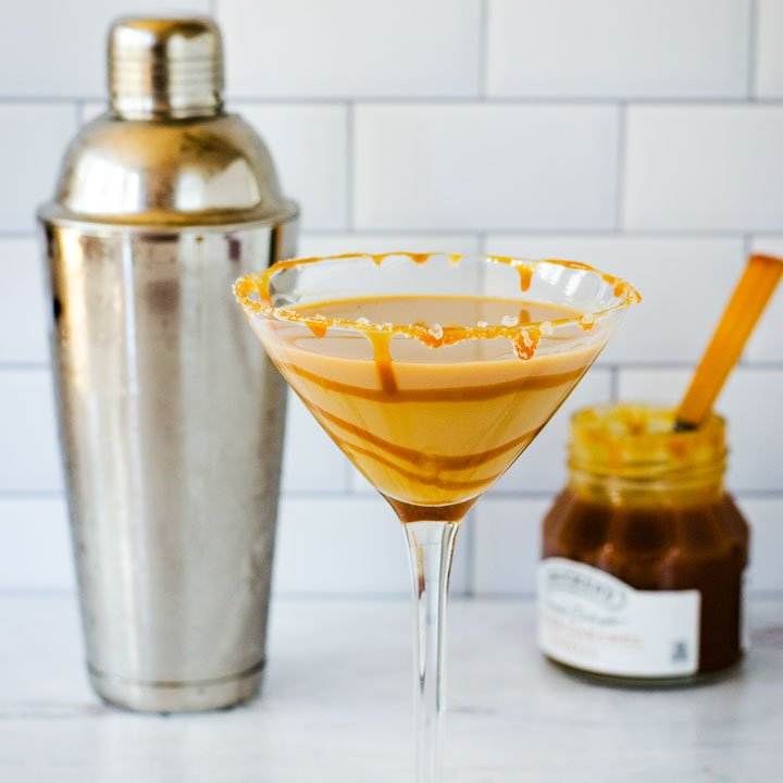 Salted caramel martini