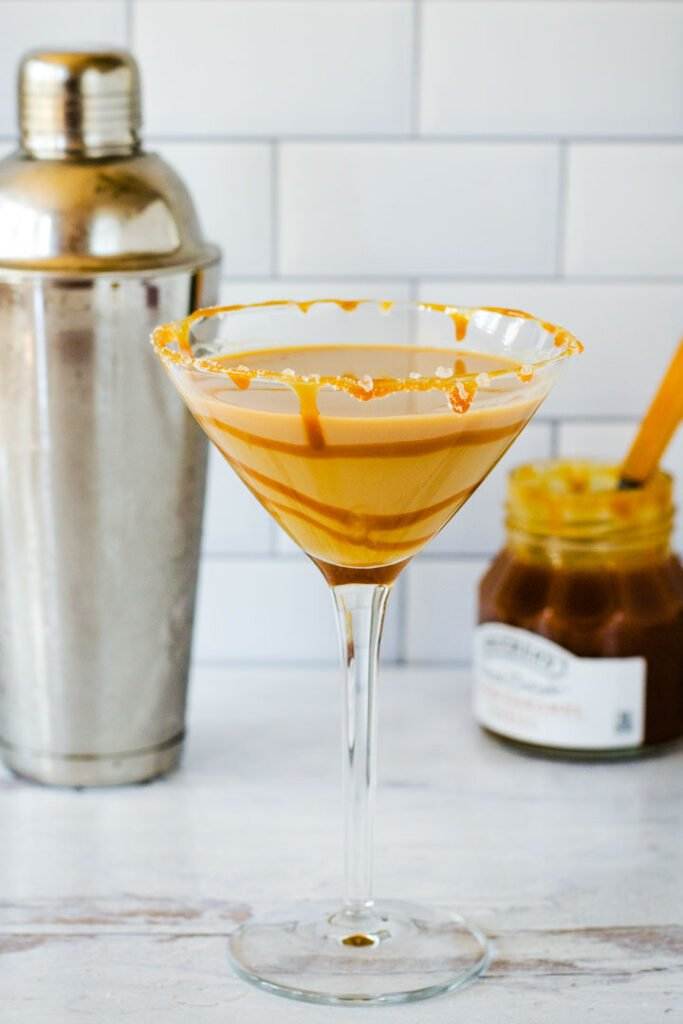Salted caramel martini