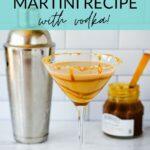 Salted caramel martini recipe with vodka!
