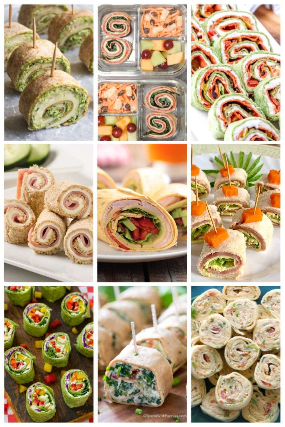 Pinwheel sandwich ideas