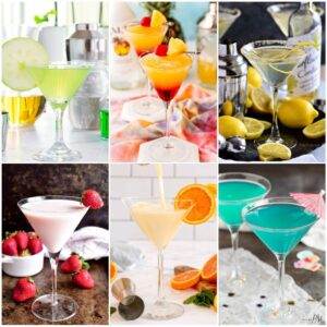 Sweet martini collage