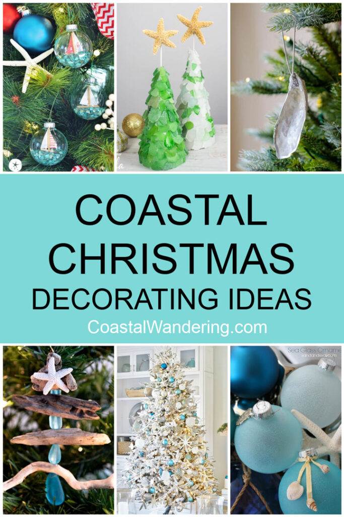 Coastal Christmas Decorating Ideas - ornaments and tree decorations