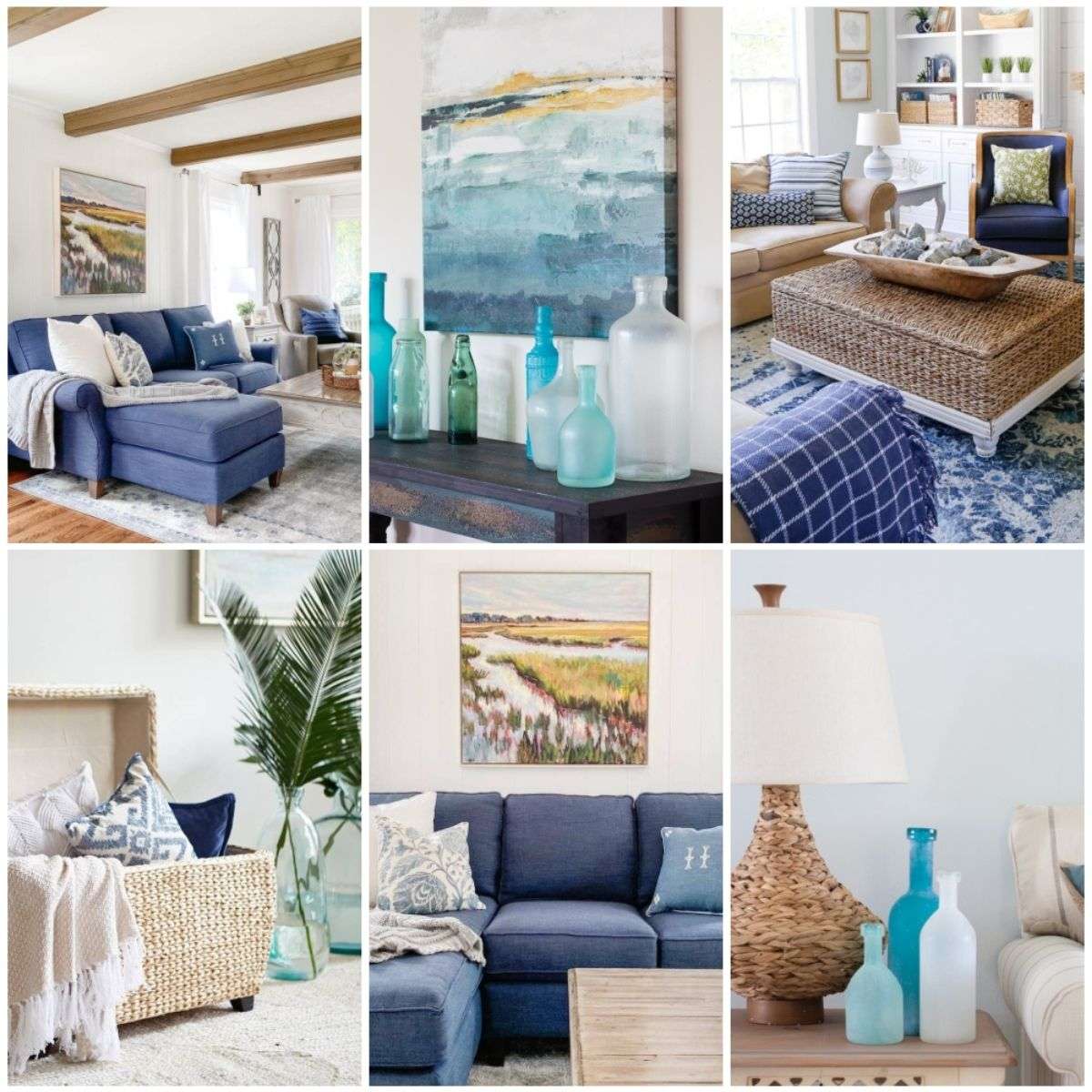 How To Create A Beach Themed Living Room On A Budget Coastal Wandering