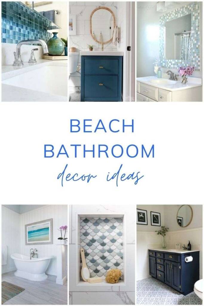 beach cottage bathroom decor