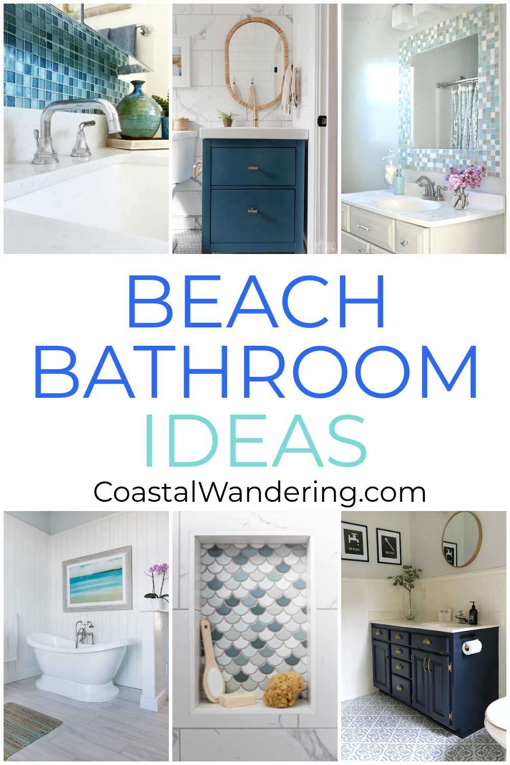 20 Beach Bathroom Ideas - Coastal Wandering