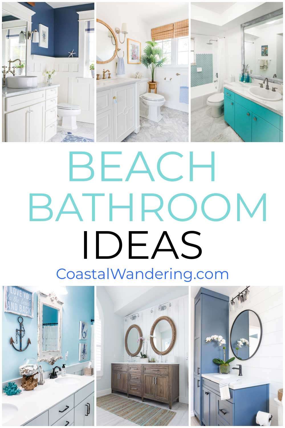 20 Beach Bathroom Ideas - Coastal Wandering