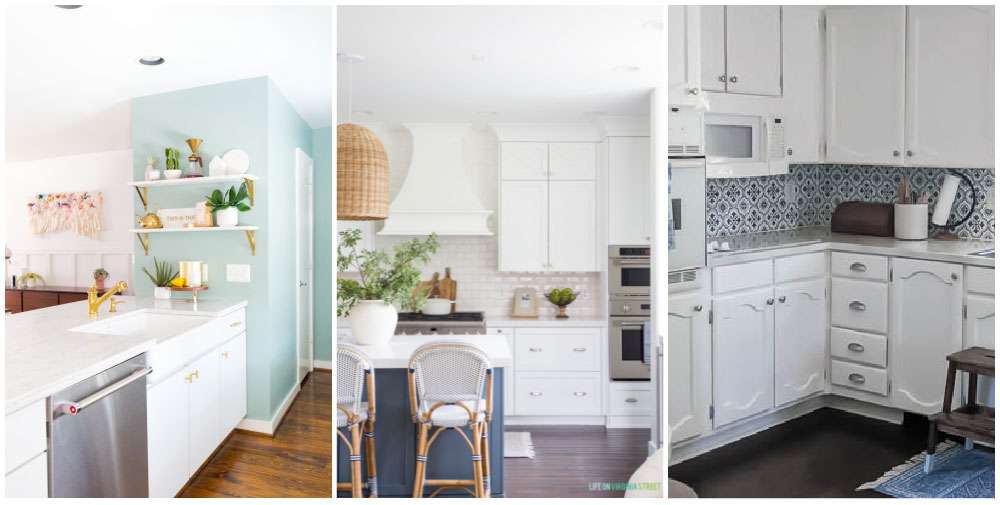 20 Beachy Kitchen Paint Ideas To Go With White Cabinets - Coastal Wandering