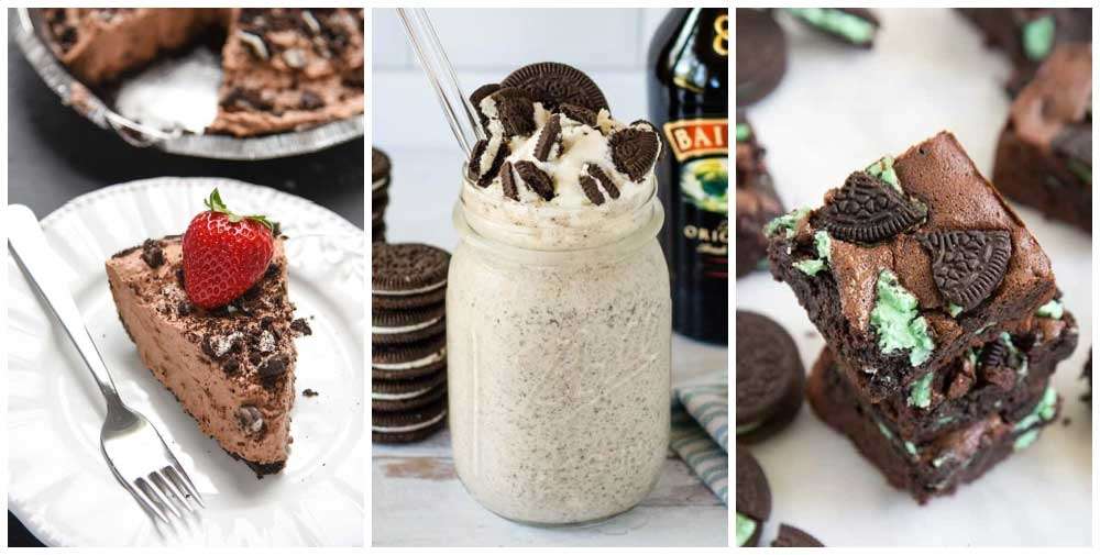 Pie, shake, brownies