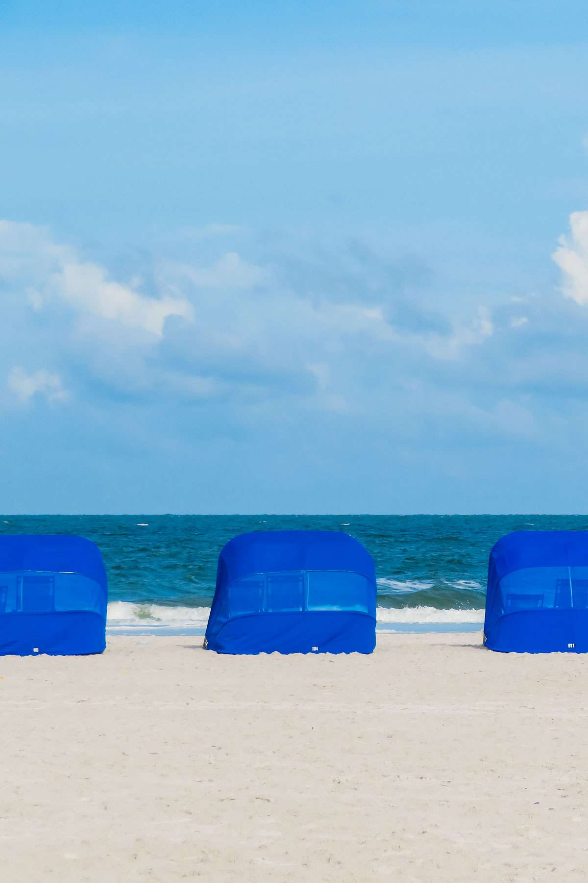 Clearwater Beach, Florida cabanas