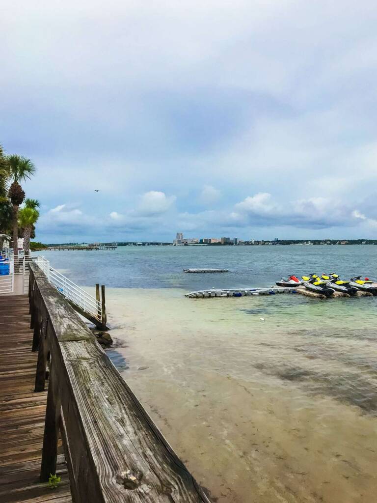 Overlooking Intercoastal Waterway, Sand Key Island, Florida