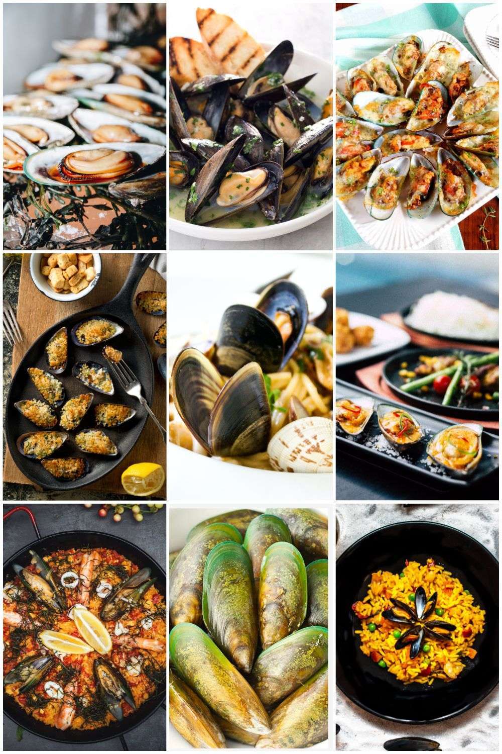 Baked mussels recipes