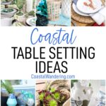 Coastal table setting ideas