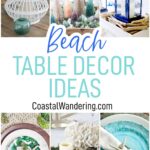 Beach table decor ideas