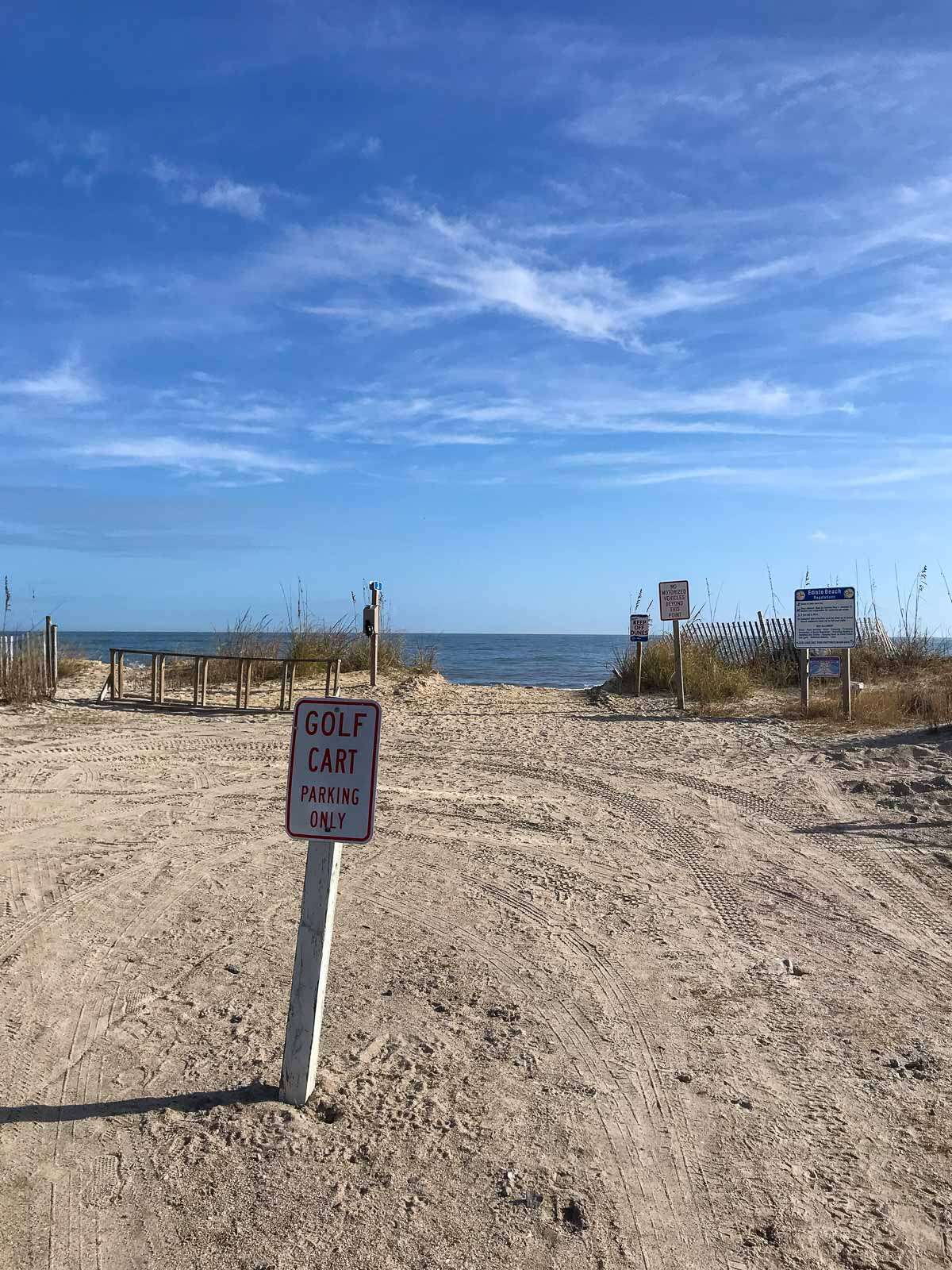 Edisto Beach public access point