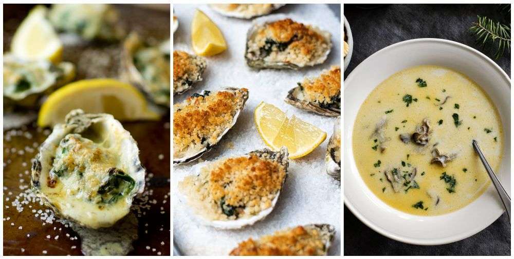 Oyster starters and soup