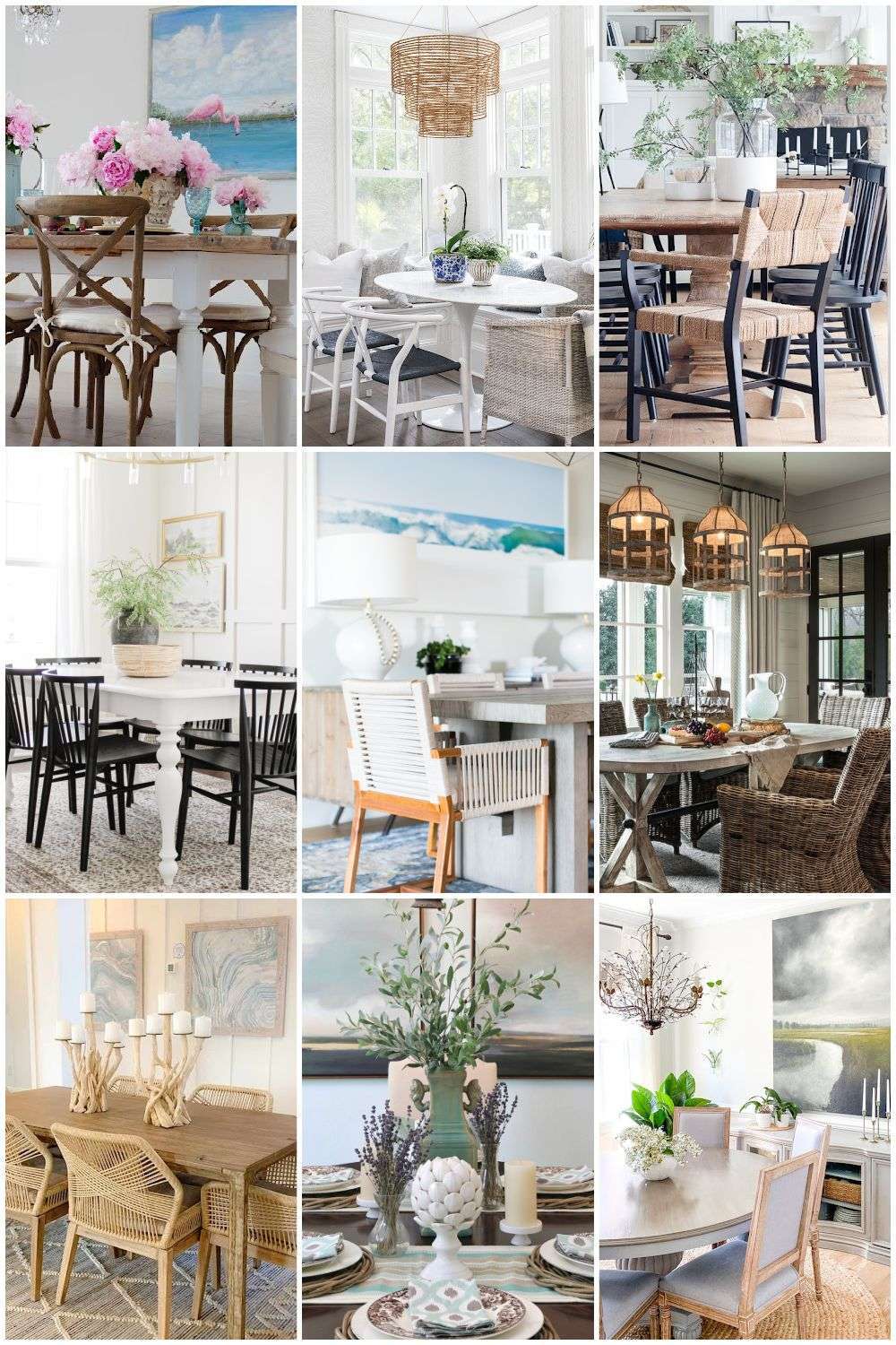 Coastal dining room ideas