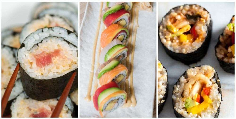 Homade sushi recipe ideas