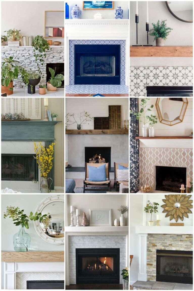 20 Coastal Fireplace Tile Ideas That Are Beautiful And Cozy - Coastal ...