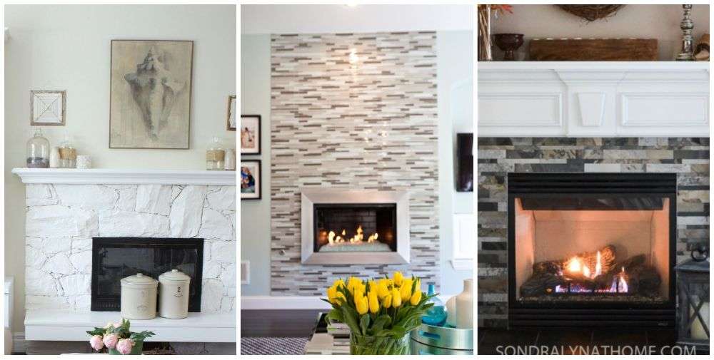 Beach inspired fireplaces