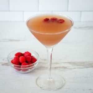 French martini cocktail